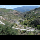 Das Tal des Río Ízbor, der in den Río Guadalfeo mündet